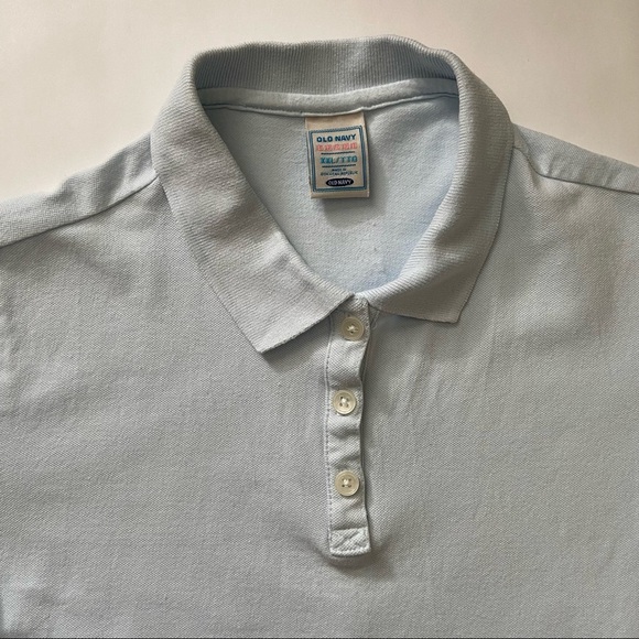 Old Navy Girl’s Light Blue Polo Shirt XXL - Picture 2 of 7